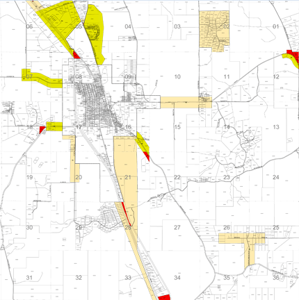 zoning maps zone madison county panel key planning